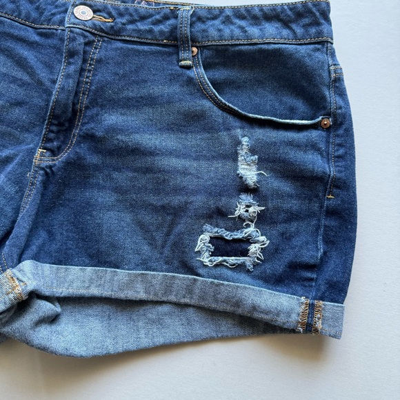 Faded Glory Rolled Cuff Jean Short Size 18 - Picture 3 of 10